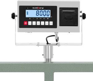 Steinberg Waga platformowa z drukarką etykiet LCD 100 x 100 cm 800 kg / 100 g Waga platformowa z drukarką etykiet LCD 100 x 100 cm 800 kg / 100 g 3