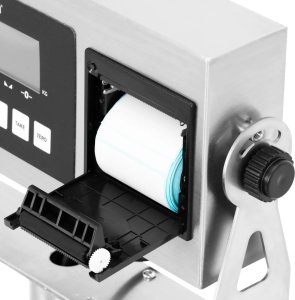 Steinberg Waga platformowa z drukarką etykiet LCD 100 x 100 cm 800 kg / 100 g Waga platformowa z drukarką etykiet LCD 100 x 100 cm 800 kg / 100 g 4