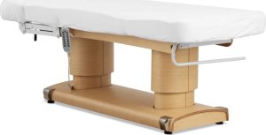 Physa Łóżko stół do masażu tatuażu SPA podgrzewany AVIGNON - biały Łóżko stół do masażu tatuażu SPA podgrzewany AVIGNON - biały 2