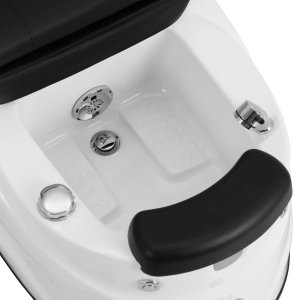 Physa Fotel podologiczny do pedicure z funkcją masażu brodzikiem - czarny Fotel podologiczny do pedicure z funkcją masażu brodzikiem - czarny 4