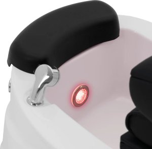 Physa Fotel podologiczny do pedicure z funkcją masażu brodzikiem - czarny Fotel podologiczny do pedicure z funkcją masażu brodzikiem - czarny 5