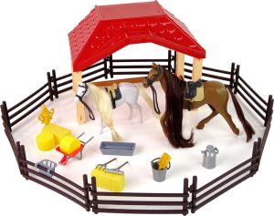 Figurka LeanToys Zestaw Farma Stajnia Figurki Koń do Czesania Akcesoria LEAN Toys 2