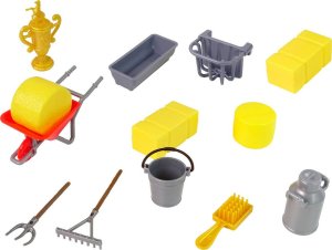 Figurka LeanToys Zestaw Farma Stajnia Figurki Koń do Czesania Akcesoria LEAN Toys 5