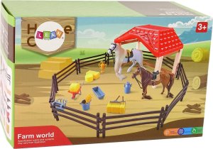 Figurka LeanToys Zestaw Farma Stajnia Figurki Koń do Czesania Akcesoria LEAN Toys 6