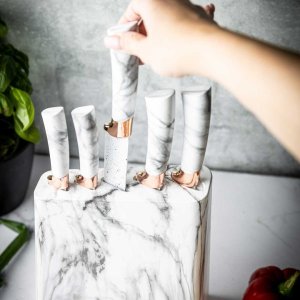 KingHoff ZESTAW 5 NOŻY KUCHENNYCH W BLOKU KINGHOFF KH-7769 3