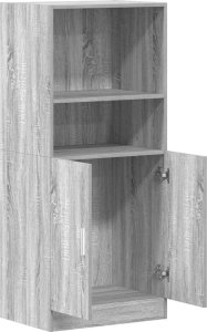 vidaXL vidaXL Szafka kuchenna, szary dąb sonoma, 57x41,5x131,5 cm 4