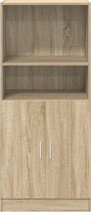 vidaXL vidaXL Szafka kuchenna, dąb sonoma, 57x41,5x131,5 cm 4