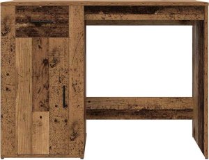 Biurko vidaXL Brązowe 100 cm x 49 cm 5