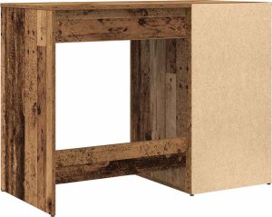 Biurko vidaXL Brązowe 100 cm x 49 cm 7