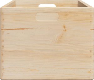 vidaXL vidaXL Skrzynka drewniana z uchwytami, 40x30x23cm, lite drewno sosnowe 5
