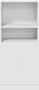 vidaXL vidaXL Szafka kuchenna, biała 57x41,5x131,5 cm materiał drewnopochodny 4