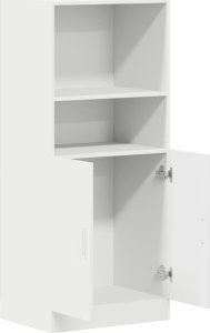 vidaXL vidaXL Szafka kuchenna, biała 57x41,5x131,5 cm materiał drewnopochodny 5