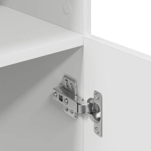 vidaXL vidaXL Szafka kuchenna, biała 57x41,5x131,5 cm materiał drewnopochodny 8