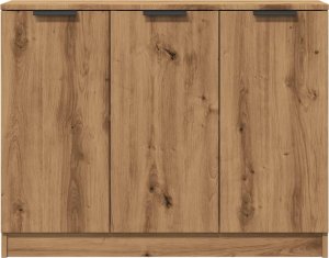 vidaXL Szafka, dąb artisan, 90,5x30x70 cm 4