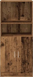 vidaXL vidaXL Szafka kuchenna, stare drewno, 57x41,5x131,5 cm 4