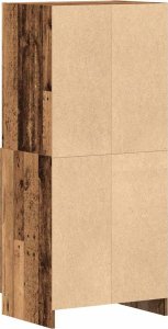 vidaXL vidaXL Szafka kuchenna, stare drewno, 57x41,5x131,5 cm 7