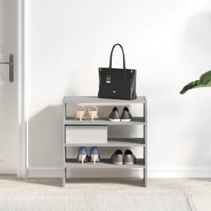 vidaXL vidaXL Stojaki na buty 2 szt., szarość betonu, 60x30x30,5 cm 3
