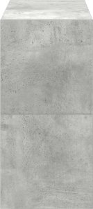 vidaXL vidaXL Stojaki na buty 2 szt., szarość betonu, 60x30x30,5 cm 5