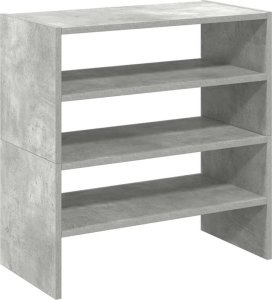 vidaXL vidaXL Stojaki na buty 2 szt., szarość betonu, 60x30x30,5 cm 6
