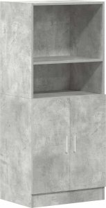 vidaXL vidaXL Szafka kuchenna, szarość betonu, 57x41,5x131,5 cm 2