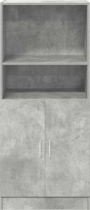 vidaXL vidaXL Szafka kuchenna, szarość betonu, 57x41,5x131,5 cm 3