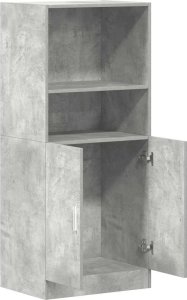 vidaXL vidaXL Szafka kuchenna, szarość betonu, 57x41,5x131,5 cm 4