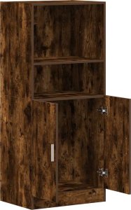 vidaXL vidaXL Szafka kuchenna, przydymiony dąb, 57x41,5x131,5 cm 5