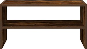 vidaXL vidaXL Stojak na buty, sztaplowany, przydymiony dąb, 60x30x30,5 cm 4