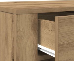 Biurko vidaXL Dąb Artisan 100 cm x 49 cm 9