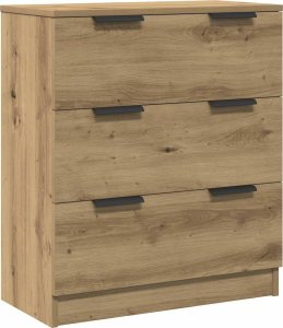 vidaXL vidaXL Komody 3 szt., dąb artisan 60x30x70 cm materiał drewnopochodny 5