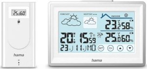 Hama STACJA POGODY BAHAMAS TERMOMETR HIGROMETR BIAŁA 1