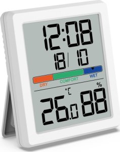 Termometr Hama TERMOMETR HIGROMETR PAROS BIAŁY 4
