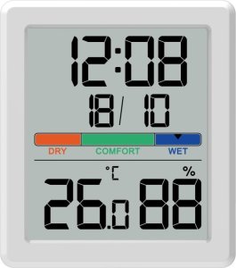 Termometr Hama TERMOMETR HIGROMETR PAROS BIAŁY 5