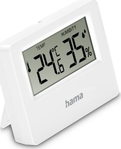 Termometr Hama TERMOMETR HIGROMETR EBRO BIAŁY 2