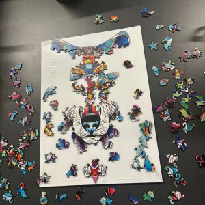 Kruzzel Układanka drewniana- puzzle Kruzzel 24552 4