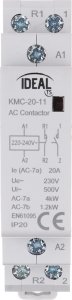 Ideal STYCZNIK MODUŁOWY KMC-20-11 20A 230V AC IDEAL 1