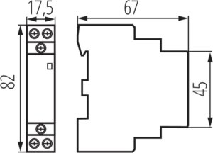 Ideal STYCZNIK MODUŁOWY KMC-20-11 20A 230V AC IDEAL 4