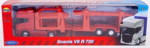 Welly WELLY TRUCK 1:64 SCANIA R730 TRANSPORTER 5