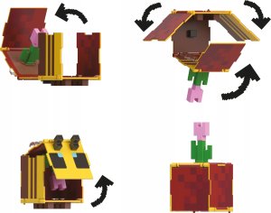 Figurka Mattel Minecraft Figurka z transformacją 2w1 HTL51 5