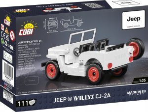 Cobi Jeep Willys CJ-2A biały 1