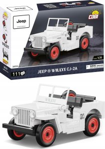 Cobi Jeep Willys CJ-2A biały 2