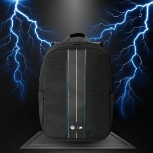 Plecak BMW Plecak BMW BMBP15COMPVSKL 16" czarny/black Nylon Blue Stripe 8