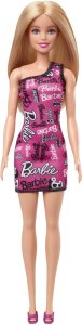 Lalka Barbie Mattel Szykowna kalka w różowej sukience (HRH07) 2