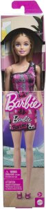 Lalka Barbie Mattel Szykowna kalka w różowej sukience (HRH07) 6