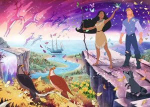 Ravensburger Puzzle Disney Classics Pocahontas 1000 elementów 3