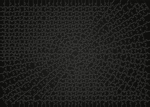 Ravensburger Puzzle Krypt czarne 736 elementów 3