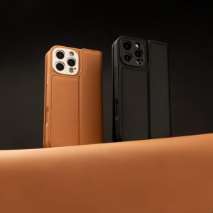 Moshi Moshi Overture MagSafe - Skórzane etui 3w1 z klapką iPhone 16 Pro (Caramel Brown) 11