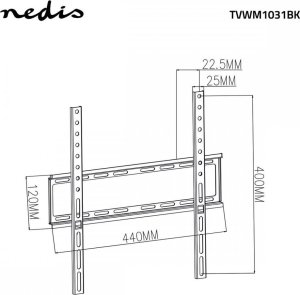 Nedis TVWM1031BK 2