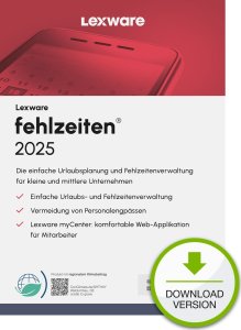 Program Lexware ESD / Lexware fehlzeiten 2025 / Online Download 1