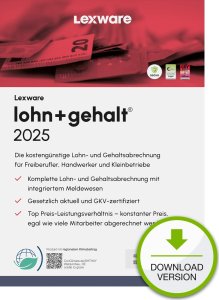 Program Lexware ESD / Lexware lohn+gehalt 2025 / Online Download 1